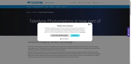 Screenshot of Roper Scientific GmbH