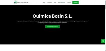 Screenshot of QuimicaBotin S.L.