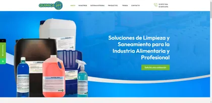 Screenshot of Química pH, S.A. de C.V.