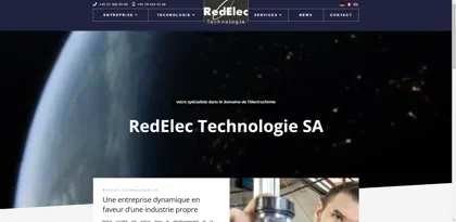 Screenshot of RedElec Technologie SA