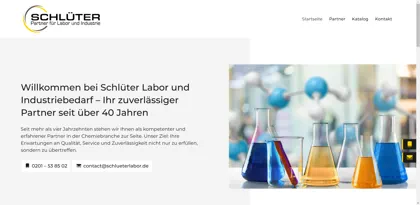 Screenshot of Schlüter GmbH