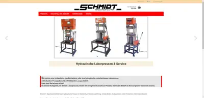 Screenshot of M. Schmidt - Maschinentechnik