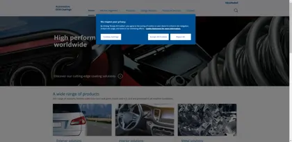 Screenshot of Schramm Coatings GmbH