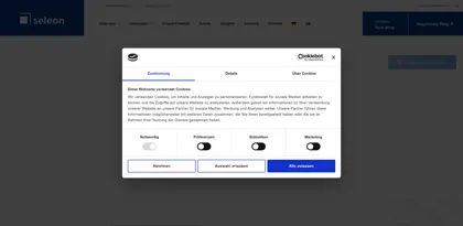 Screenshot of seleon gmbh