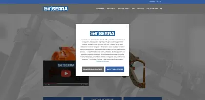 Screenshot of Serra Soldadura, S.A.