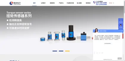 Screenshot of Shanghai Longlv Electronic Technology Co., Ltd.