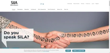 Screenshot of Association Consortium Standardization in Lab Automation (SiLA)