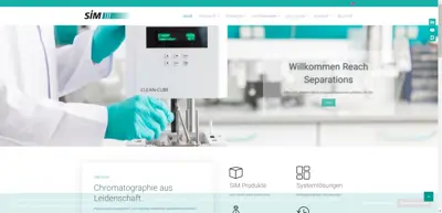 Screenshot of SIM Scientific Instruments Manufacturer GmbH