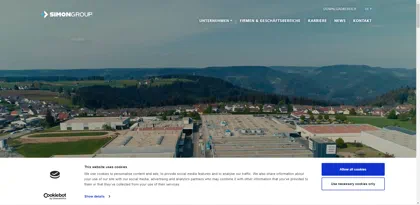 Screenshot of Karl Simon GmbH & Co. KG