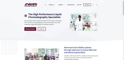Screenshot of Sykam GmbH