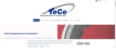 Screenshot of Technical Ceramics GmbH & Co. KG
