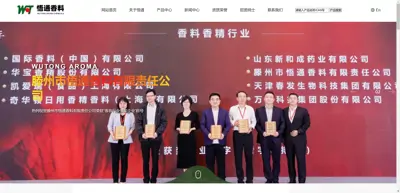 Screenshot of Tengzhou Wutong Spice Co., Ltd