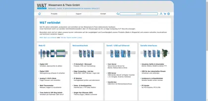 Screenshot of Wiesemann & Theis GmbH